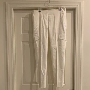 Neiman Marcus Women's White Cargo Pants